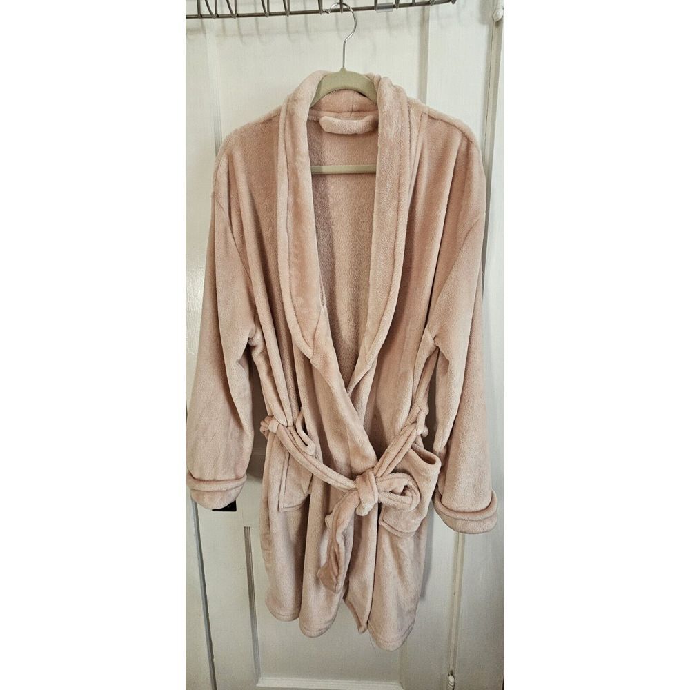GOLD COAST always in style women pale pink plush soft Robe size‎ S/M